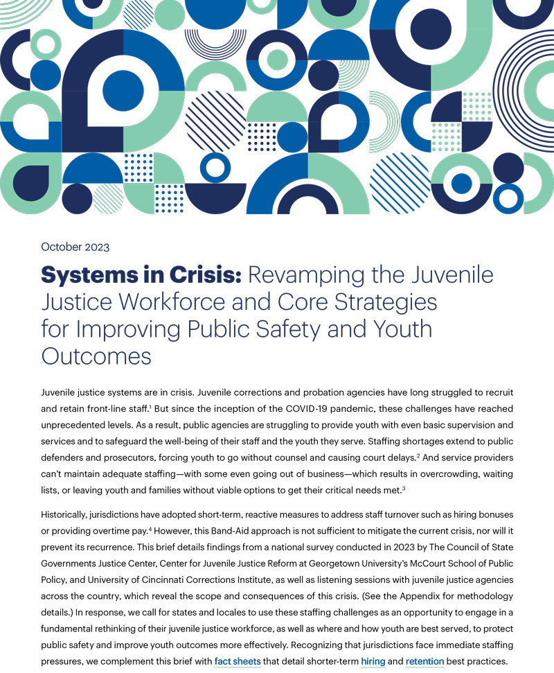 Systems in Crisis Brief cover